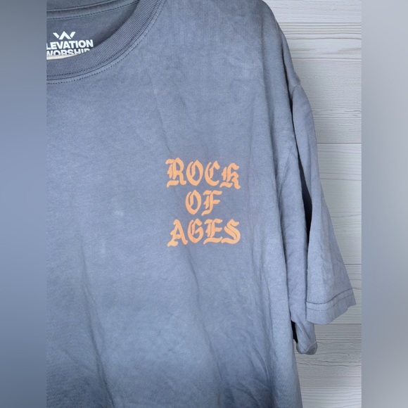 ELEVATION WORSHIP Women’s Casual Oversized Graphic Drop Shoulder Tee - Picture 5 of 11